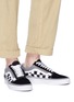Figure View - Click To Enlarge - VANS - 'Old Skool' mix check print sneakers