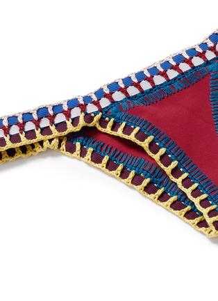 Detail View - Click To Enlarge - KIINI - 'Soley' crochet trim brief bikini bottoms