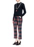 Figure View - Click To Enlarge - GUCCI - Rhinestone heart and chain wool sweater