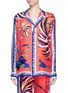 Main View - Click To Enlarge - EMILIO PUCCI - Cactus flower print silk pyjama shirt