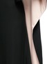 Detail View - Click To Enlarge - VALENTINO GARAVANI - Open back cape sleeve silk gown