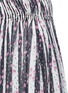 Detail View - Click To Enlarge - LANVIN - Stripe floral print silk maxi skirt