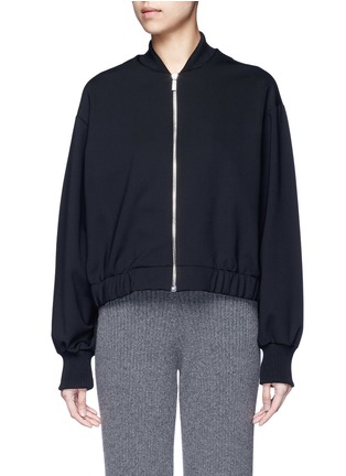 Main View - Click To Enlarge - THE ROW - 'Scotia' scuba jersey bomber jacket