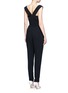 Back View - Click To Enlarge - LANVIN - Buckled waist tailored suiting jumpsuit