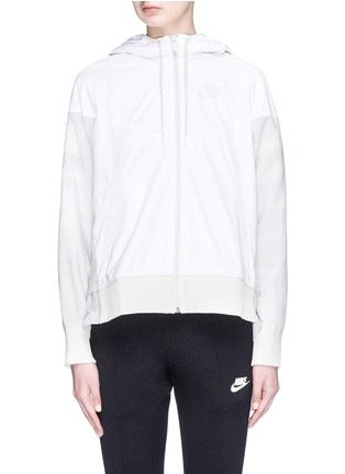 Main View - Click To Enlarge - NIKE - Flared back jacket
