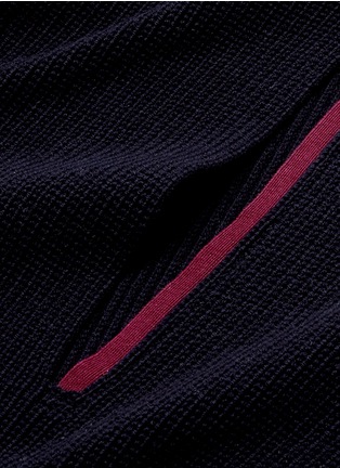 Detail View - Click To Enlarge - STELLA MCCARTNEY - 'Clean Rib' virgin wool knit scarf