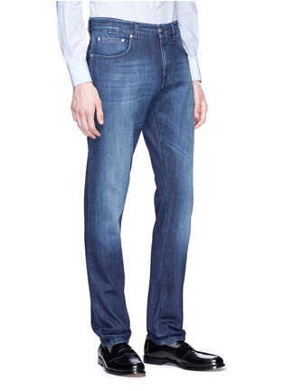 Front View - Click To Enlarge - ISAIA - Washed jeans
