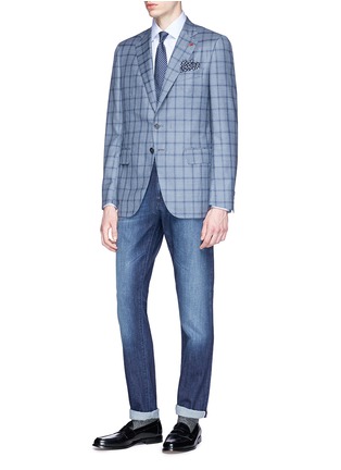 Figure View - Click To Enlarge - ISAIA - Washed jeans