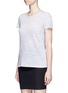 Front View - Click To Enlarge - RAG & BONE - 'Summer Stripe' textured linen-cotton T-shirt