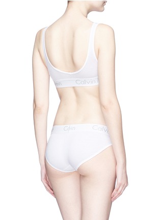 Back View - Click To Enlarge - CALVIN KLEIN UNDERWEAR - 'AF' logo waistband bikini briefs