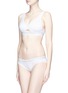 Figure View - Click To Enlarge - CALVIN KLEIN UNDERWEAR - 'AF' logo waistband bikini briefs