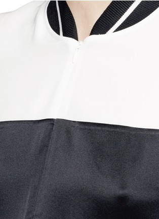 Detail View - Click To Enlarge - RAG & BONE - 'Nico' satin sport stripe silk dress