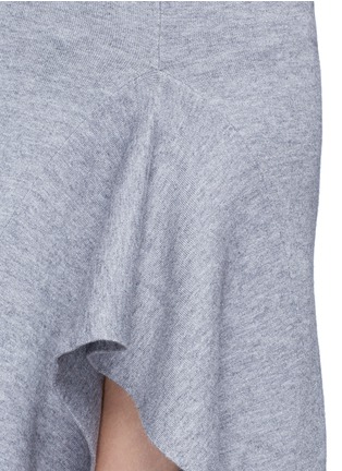 Detail View - Click To Enlarge - C/MEO COLLECTIVE - 'Break Free' asymmetric godet knit skirt
