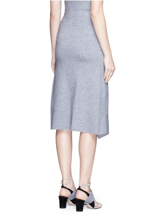 Back View - Click To Enlarge - C/MEO COLLECTIVE - 'Break Free' asymmetric godet knit skirt