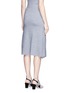 Back View - Click To Enlarge - C/MEO COLLECTIVE - 'Break Free' asymmetric godet knit skirt