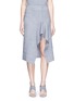 Main View - Click To Enlarge - C/MEO COLLECTIVE - 'Break Free' asymmetric godet knit skirt