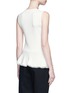 Back View - Click To Enlarge - THEORY - 'Briselle' frayed hem knit tank top