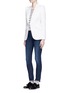 Figure View - Click To Enlarge - J BRAND - 'Skinny' mid rise cropped jeans