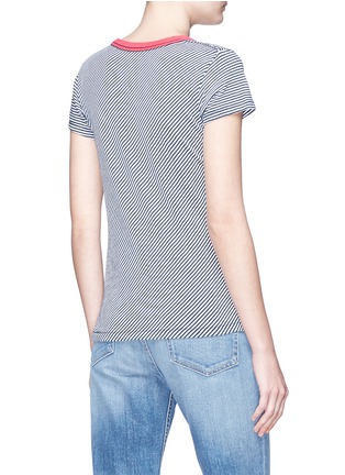 Back View - Click To Enlarge - RAG & BONE - Stripe knit T-shirt