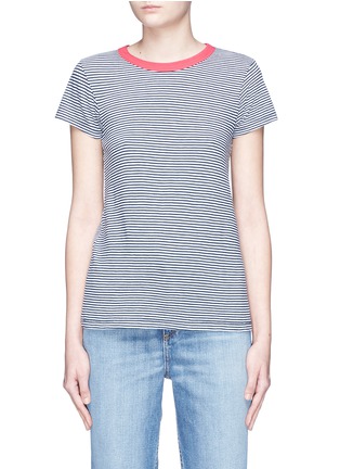 Main View - Click To Enlarge - RAG & BONE - Stripe knit T-shirt