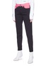 Front View - Click To Enlarge - RAG & BONE - 'Ash' contrast waist panel jeans