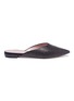 Main View - Click To Enlarge - PEDDER RED - 'Vic' stud pavé leather slides