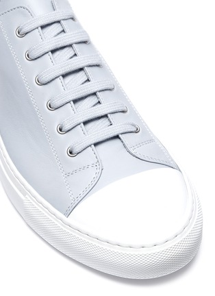 Detail View - Click To Enlarge - COMMON PROJECTS - 'Tournament' leather sneakers