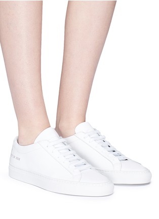 Figure View - Click To Enlarge - COMMON PROJECTS - 'Original Achilles' leather sneakers