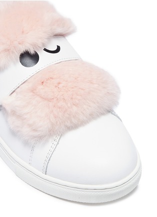 Detail View - Click To Enlarge - WINK - 'Fury Wink' leather kids sneakers