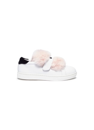 Main View - Click To Enlarge - WINK - 'Fury Wink' leather kids sneakers