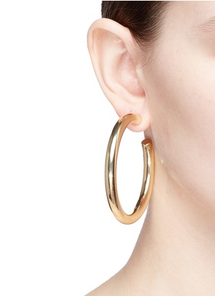 Figure View - Click To Enlarge - KENNETH JAY LANE - 60mm hoop earrings