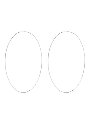Main View - Click To Enlarge - KENNETH JAY LANE - 110mm hoop earrings