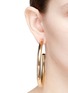 Figure View - Click To Enlarge - KENNETH JAY LANE - 80mm hoop earrings