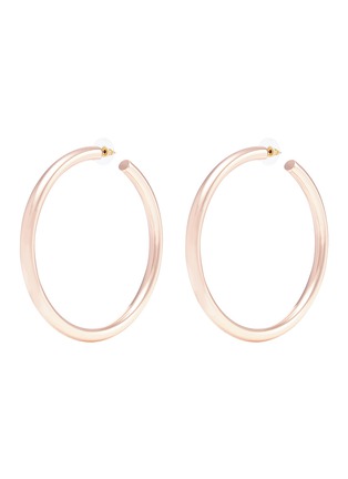 Main View - Click To Enlarge - KENNETH JAY LANE - 80mm thick hoop earrings
