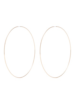 Main View - Click To Enlarge - KENNETH JAY LANE - 110mm hoop earrings