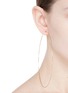 Figure View - Click To Enlarge - KENNETH JAY LANE - 110mm hoop earrings