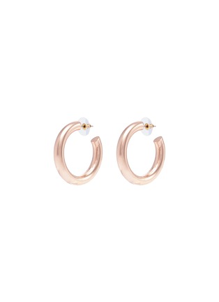 Main View - Click To Enlarge - KENNETH JAY LANE - 40mm thick hoop earrings