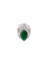 Main View - Click To Enlarge - LC COLLECTION JADE - Diamond jade 18k white gold marquise ring