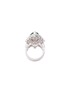 Figure View - Click To Enlarge - LC COLLECTION JADE - Diamond jade 18k white gold marquise ring