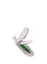  - LC COLLECTION JADE - Diamond jade 18k white gold pendant