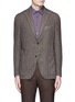 Main View - Click To Enlarge - BOGLIOLI - 'K-Jacket' check cashmere-wool soft blazer