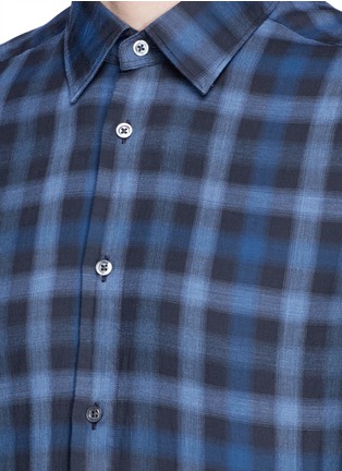 Detail View - Click To Enlarge - BOGLIOLI - Check cotton shirt