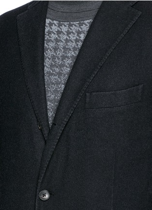 Detail View - Click To Enlarge - BOGLIOLI - 'K-Jacket' wool flannel soft blazer