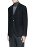 Front View - Click To Enlarge - BOGLIOLI - 'K-Jacket' wool flannel soft blazer