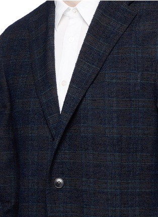 Detail View - Click To Enlarge - BOGLIOLI - 'K-Jacket' check bouclé soft blazer