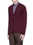 Front View - Click To Enlarge - BOGLIOLI - Wool cardigan