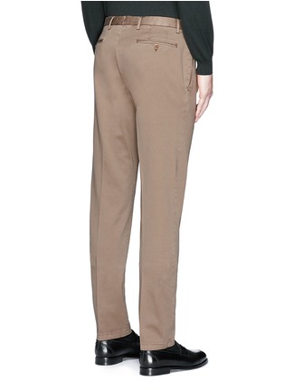 Back View - Click To Enlarge - BOGLIOLI - Slim fit stretch cotton chinos