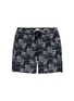 Main View - Click To Enlarge - ONIA - 'Charles' 7"" floral check print swim shorts