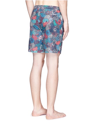 Back View - Click To Enlarge - ONIA - 'Charles' 7"" Ciara floral Liberty print swim shorts