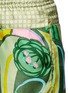 Detail View - Click To Enlarge - IBRIGU - One of a kind print drawstring silk shorts